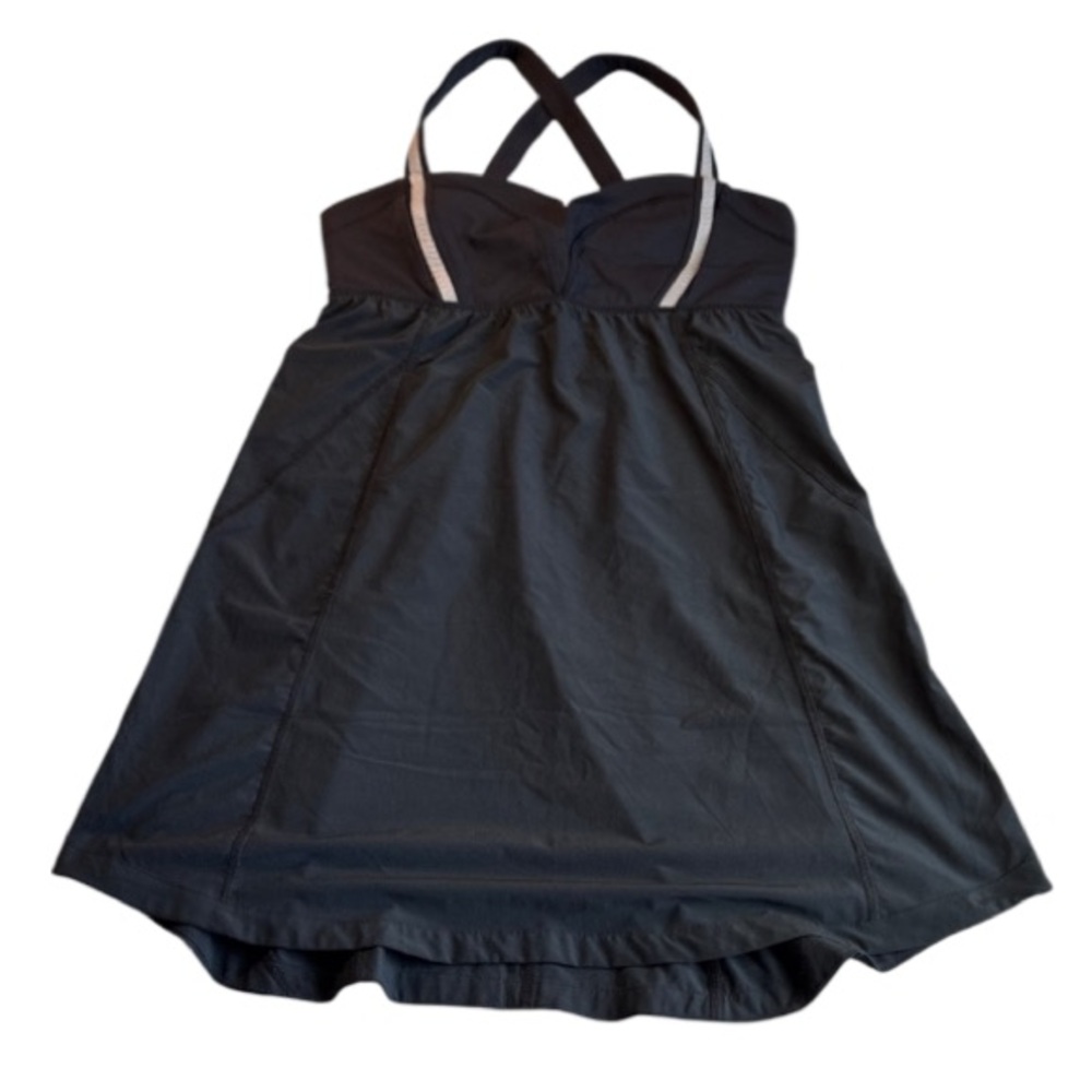 Lululemon Run Illuminate Dress Solid Black Size 6
